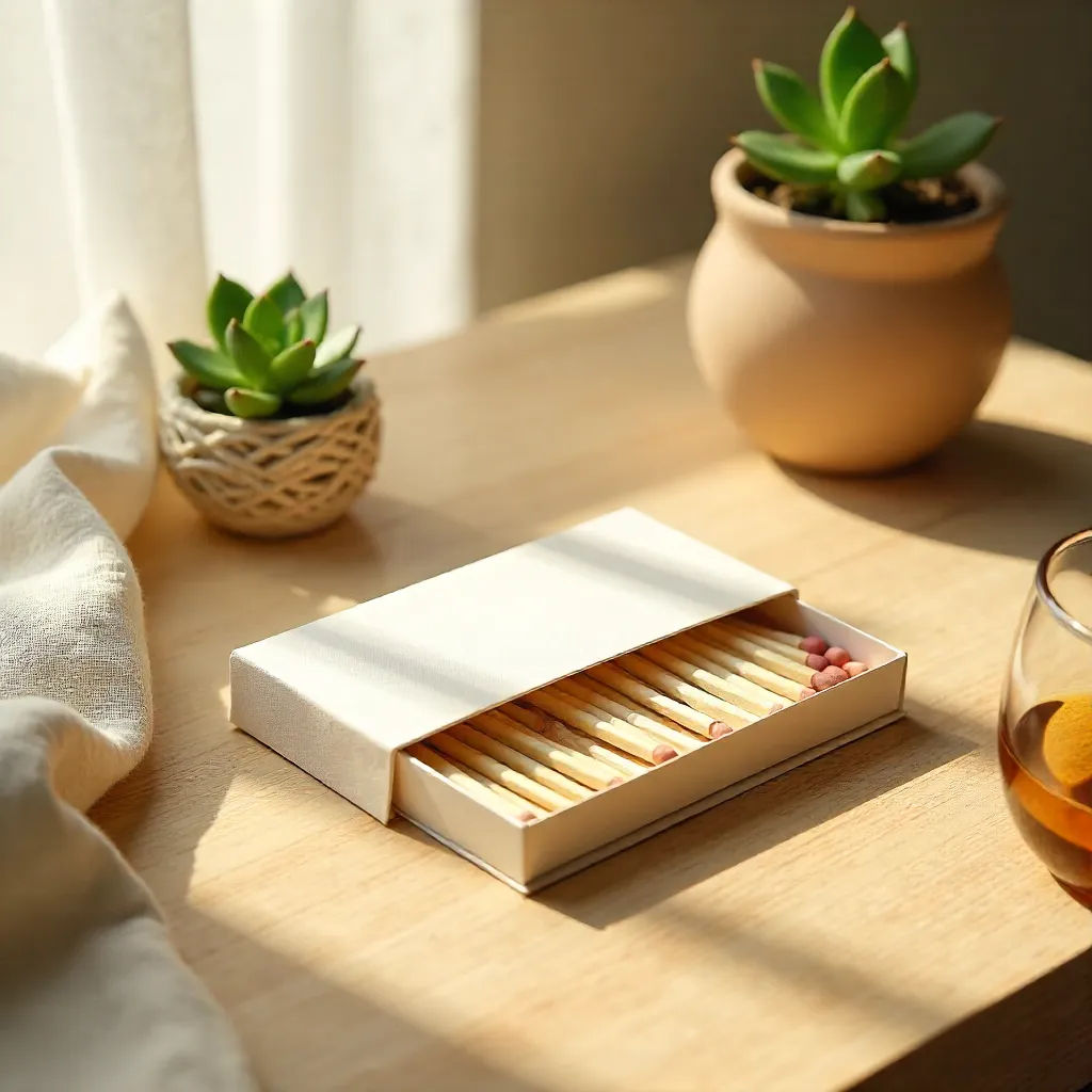 Sunlit Boheme: Minimalist Scented Matches