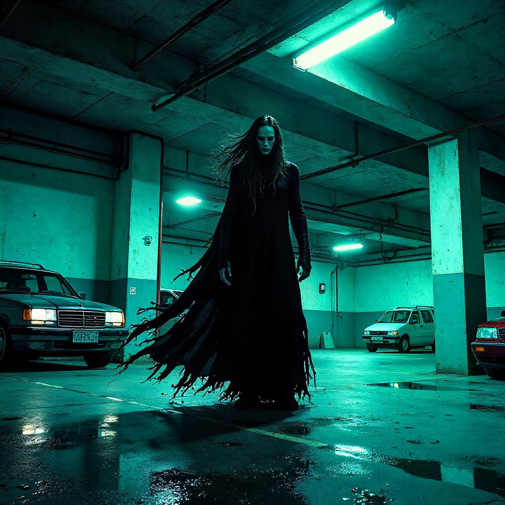 Banshee in a Parking Garage: Comic Style