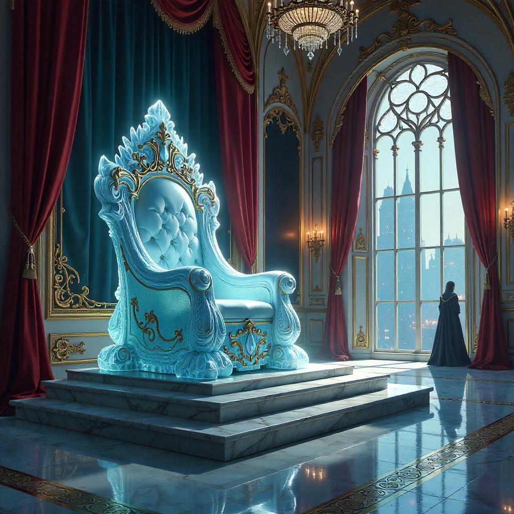 Crystal Throne in a Mansion — Concept Art
