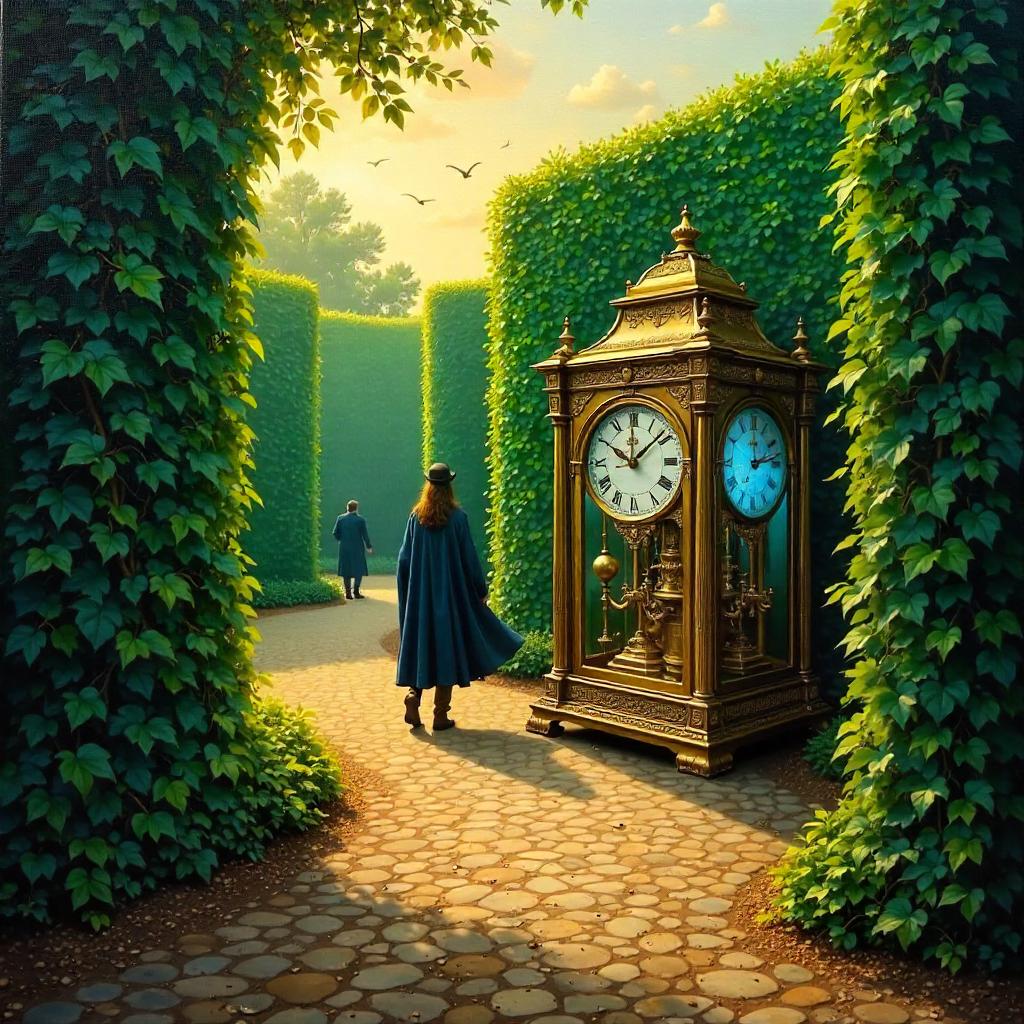 Chrono Gate in a Hedge Maze
