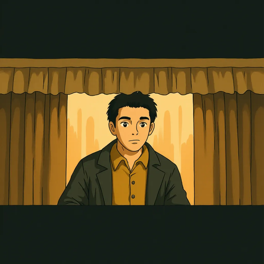 Theo James in The Monkey (2025) - Ghibli style