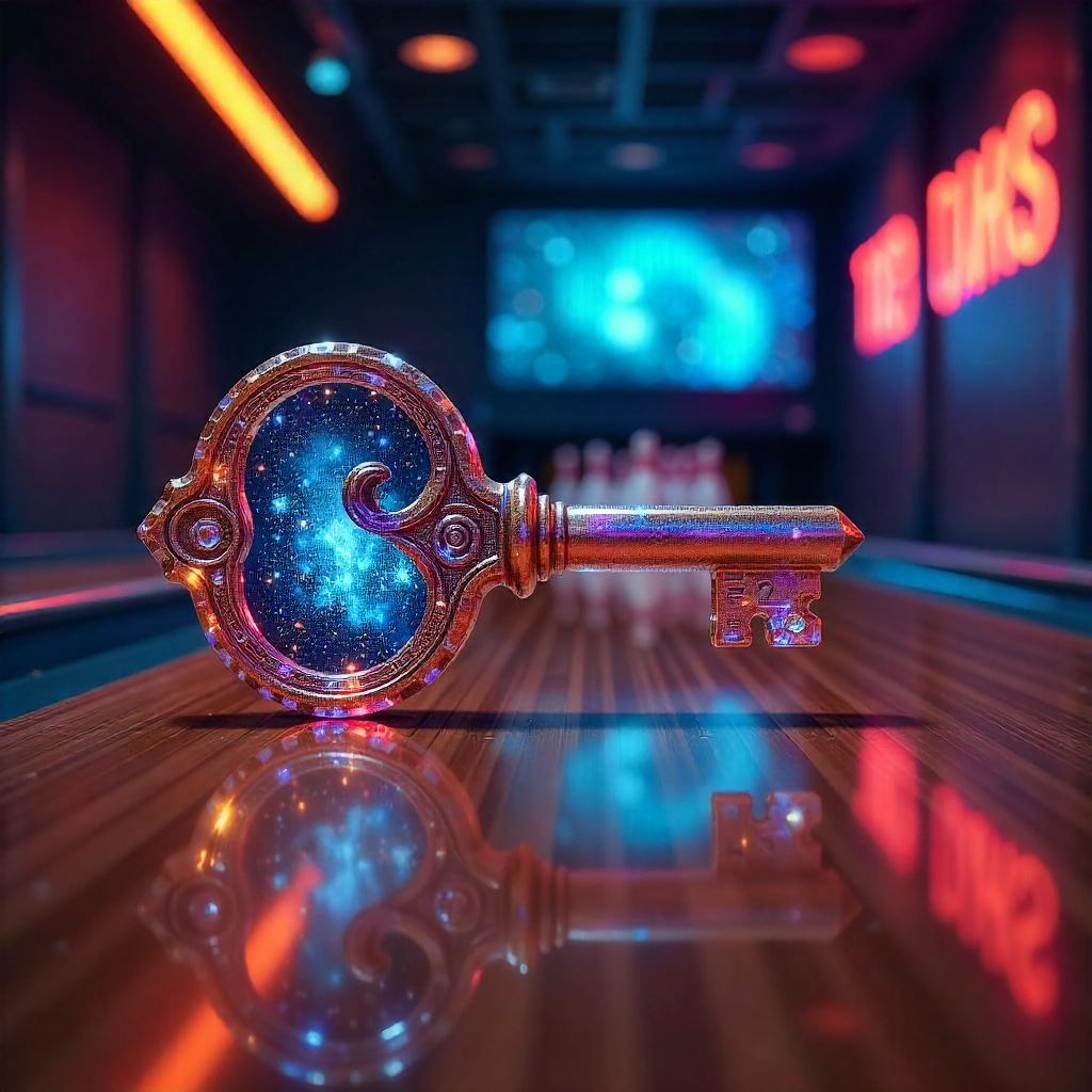 Dimensional Key in a Photoreal Bowling Alley