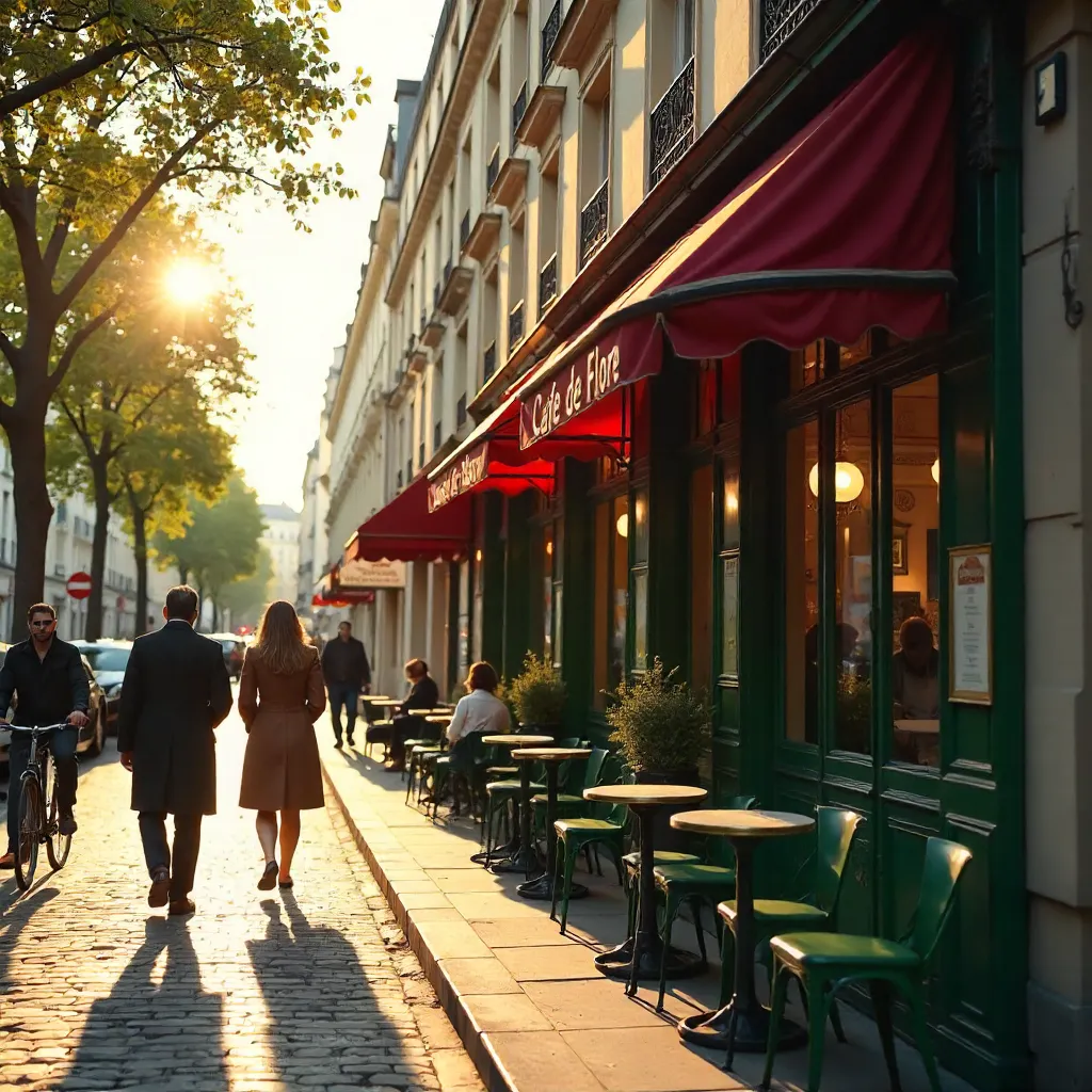 Parisian Café de Flore: Classic Outdoor Vibe