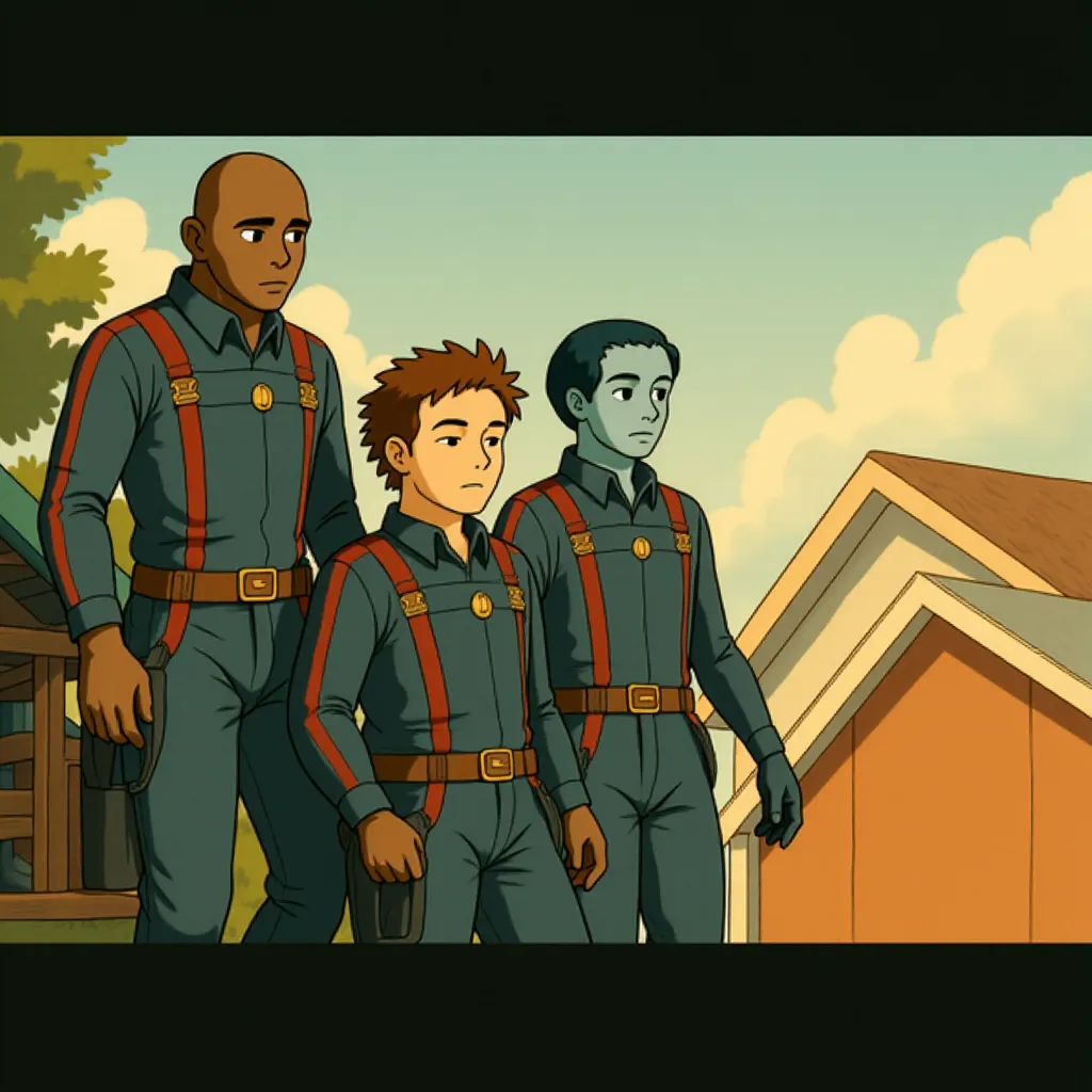 Chris Pratt, Dave Bautista, Karen Gillan, and Pom Klementieff in Guardians of the Galaxy Vol. 3 (2023) - Anime style