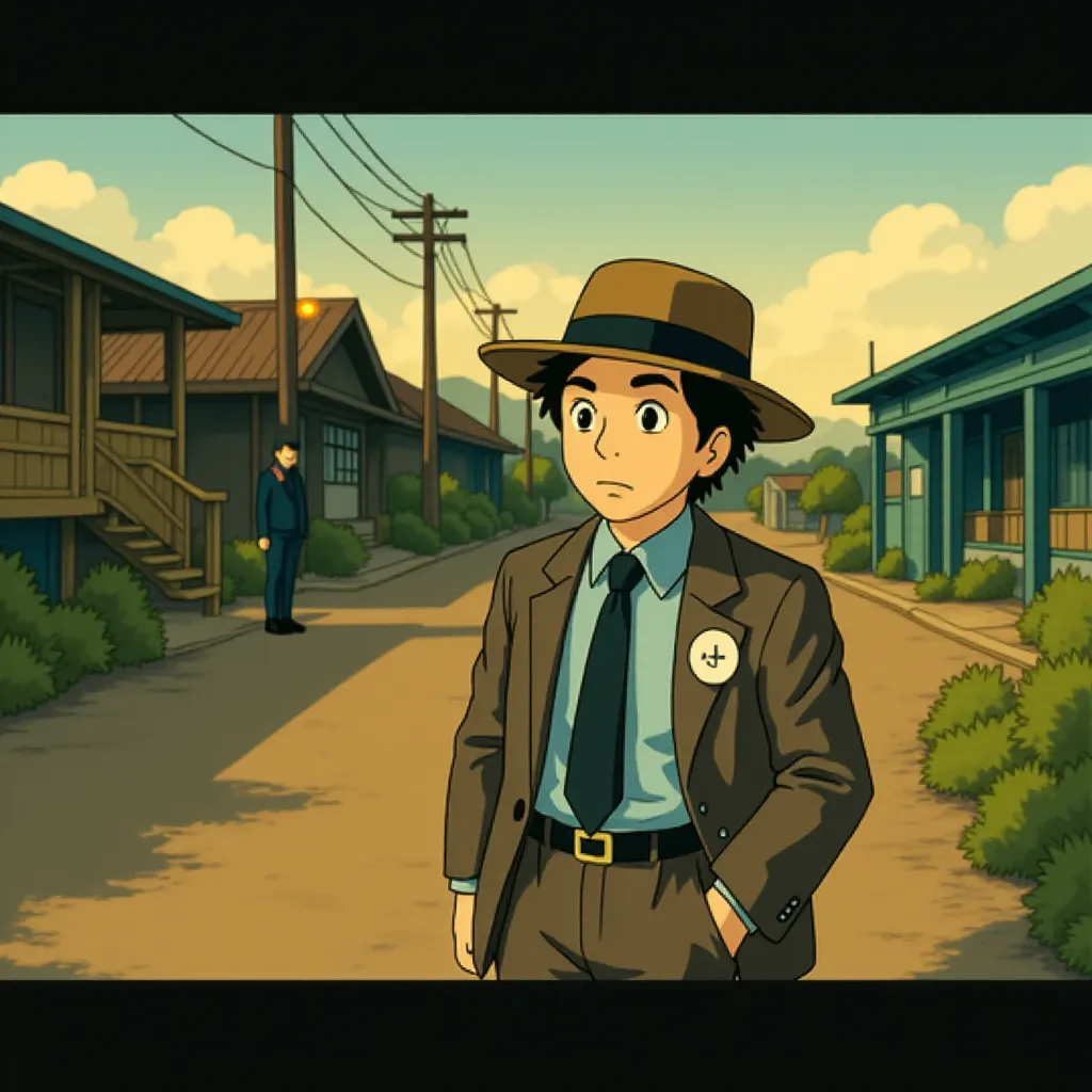 Cillian Murphy in Oppenheimer (2023) - Anime style