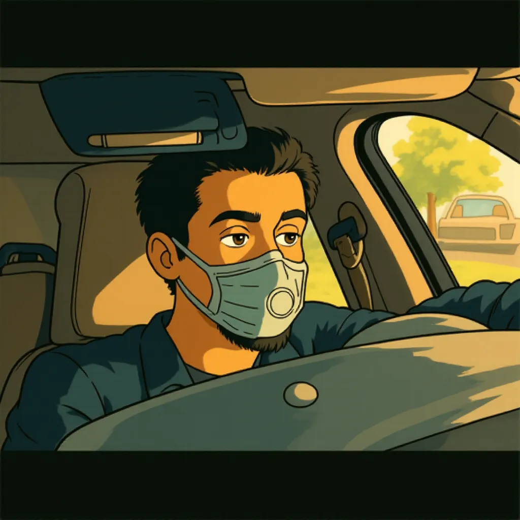 John David Washington in Tenet (2020) - Anime style