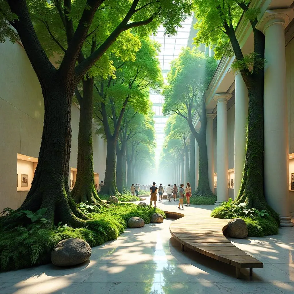 Forest Enshrined in a Museum Hall