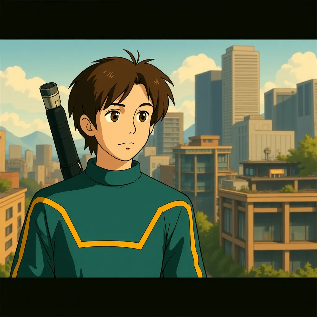 Aaron Taylor-Johnson in Kick-Ass (2010) - Anime style