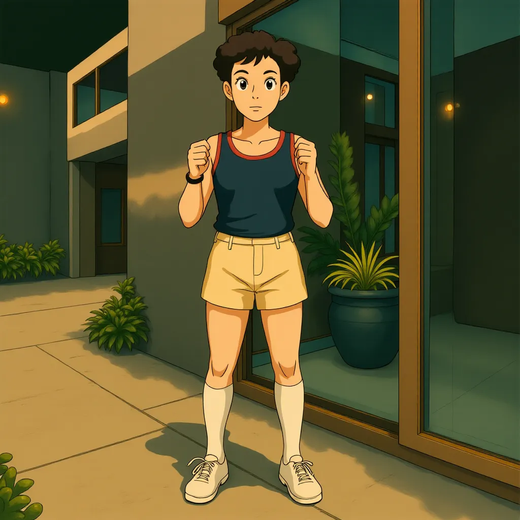 Sacha Baron Cohen in Borat (2006) - Anime style