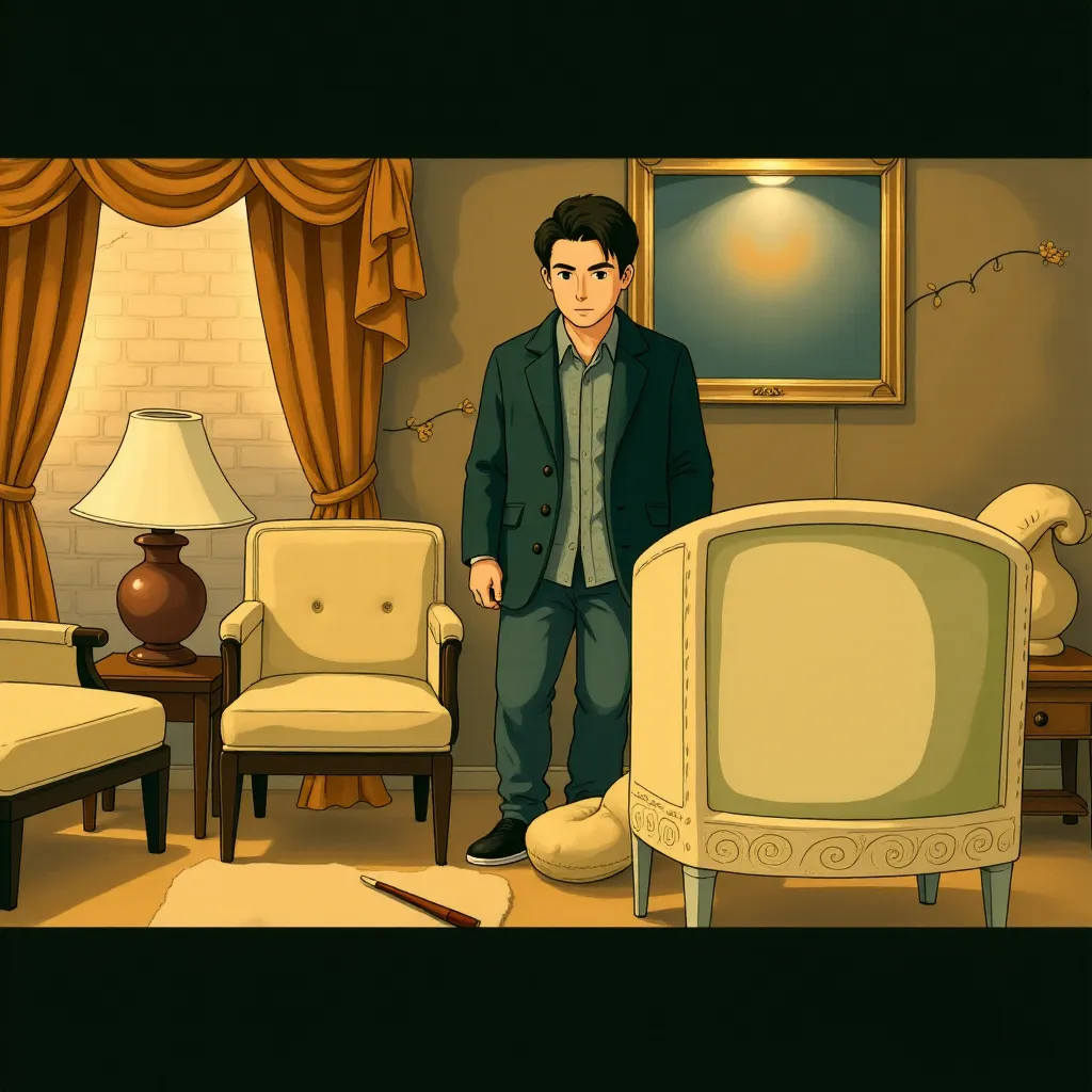 John Cusack in 1408 (2007) - Anime style