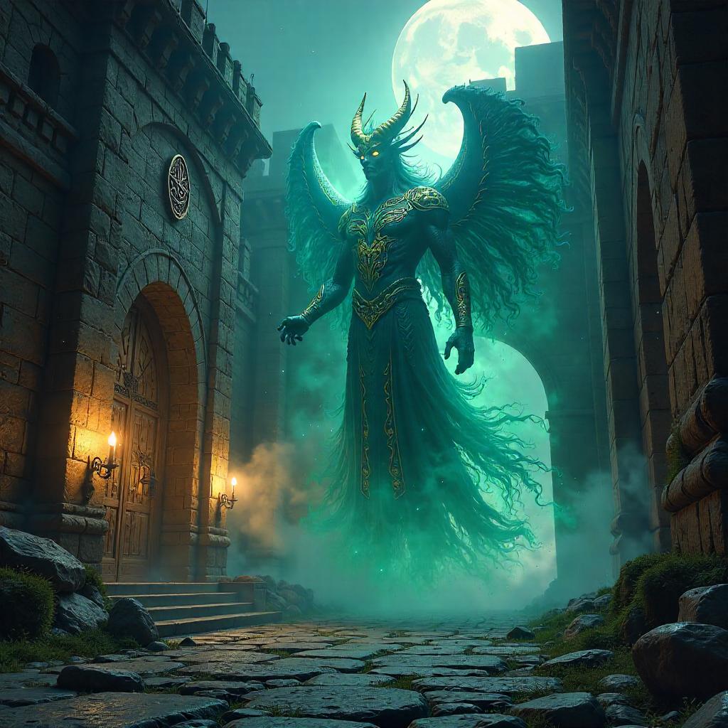 Dimensional Djinn in an Ancient Fortress