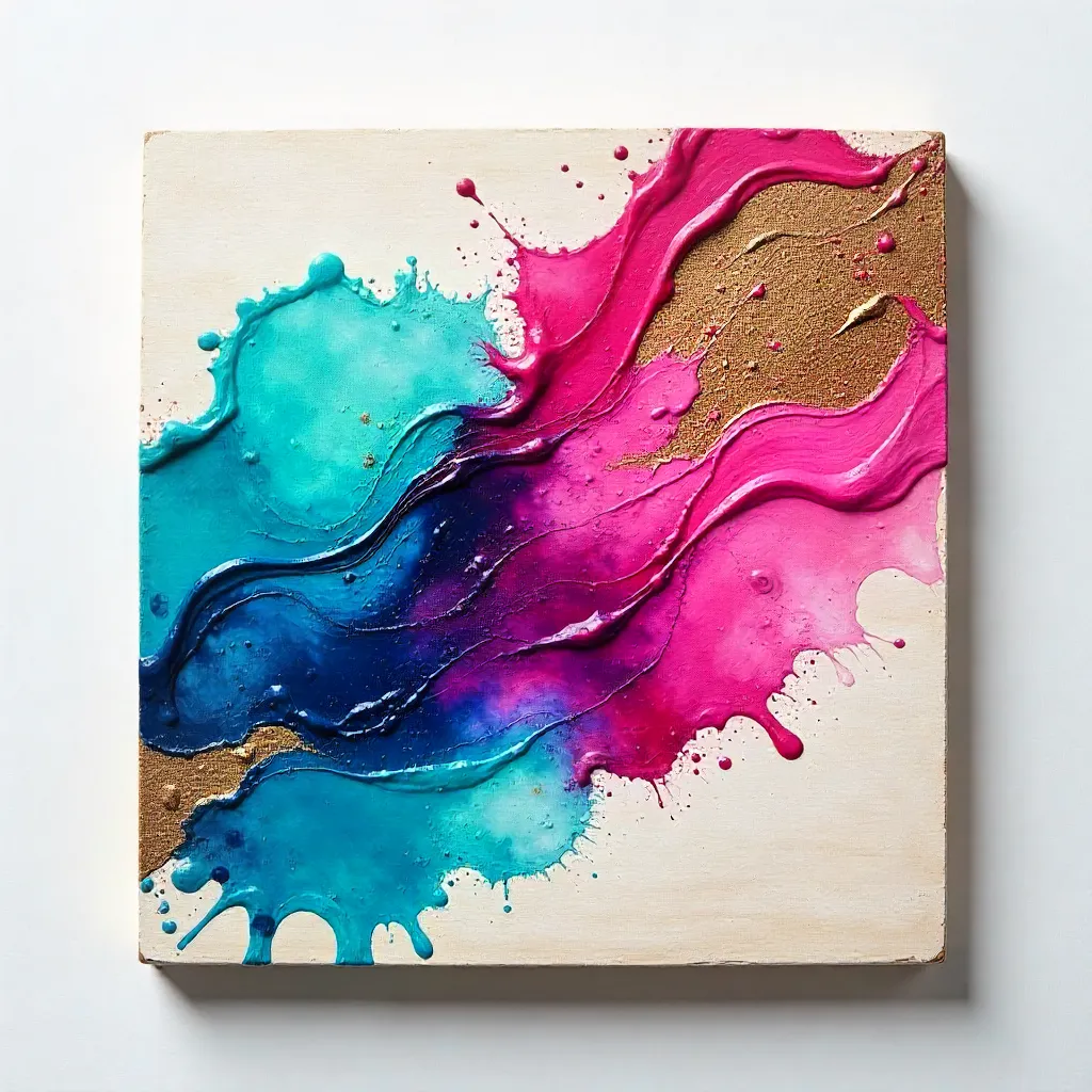 Colorful Abstract Board Stock Photo