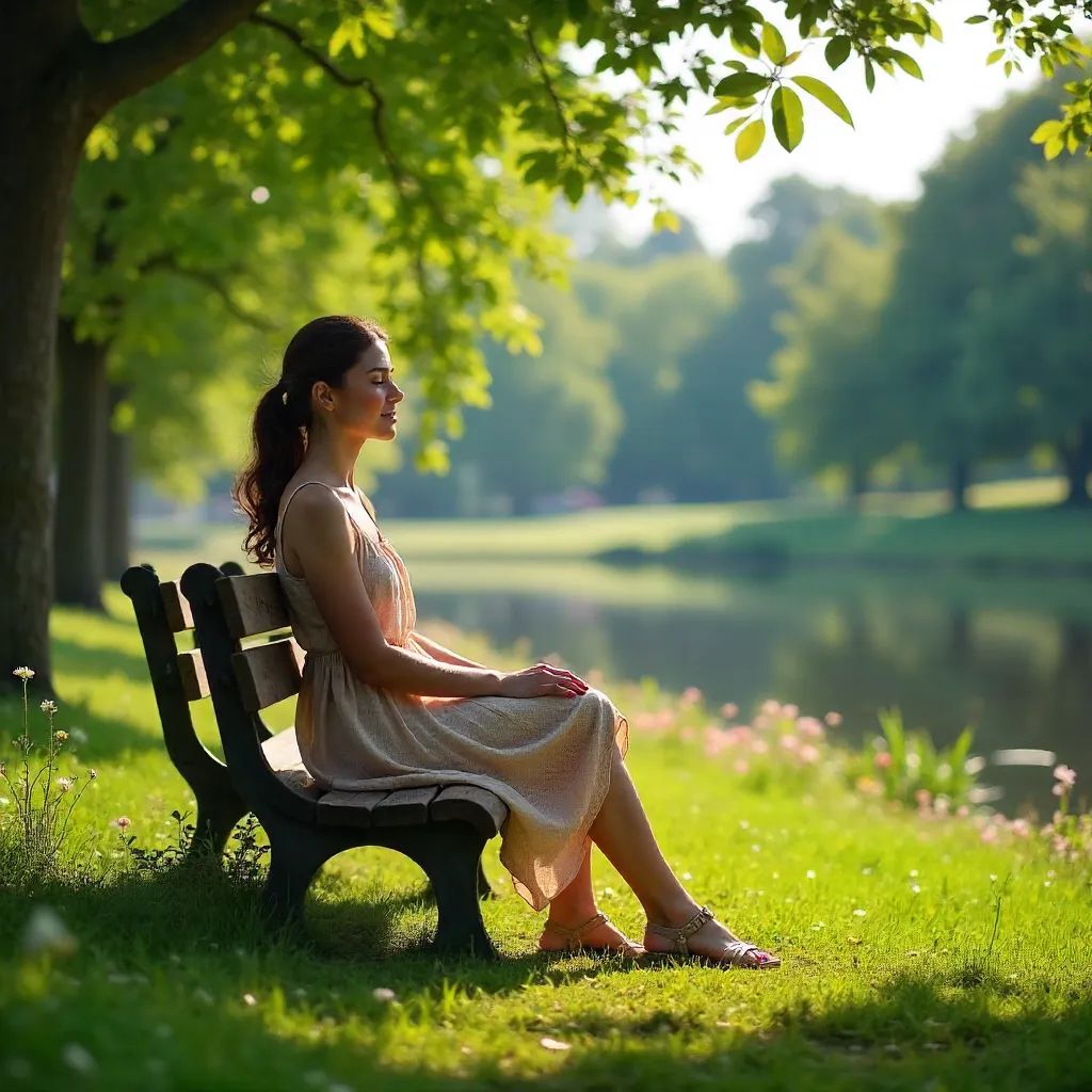 Peaceful Moment in Stuttgart's Schlossgarten