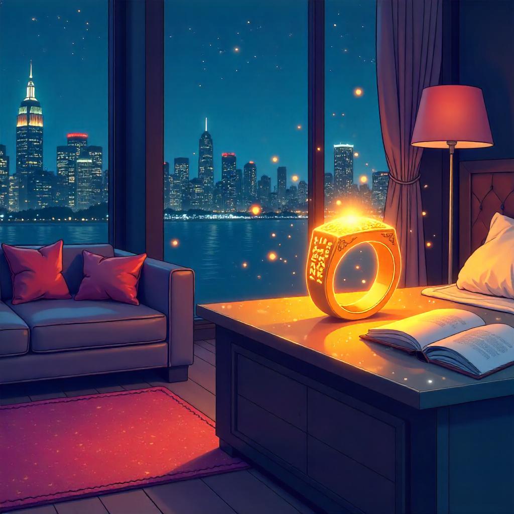 Enchanted Ring in a Penthouse Cartoon Scene