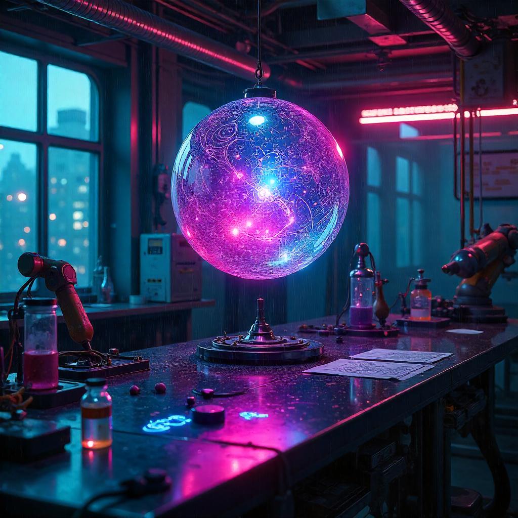 Neon Cyber Lab: The Magic Orb