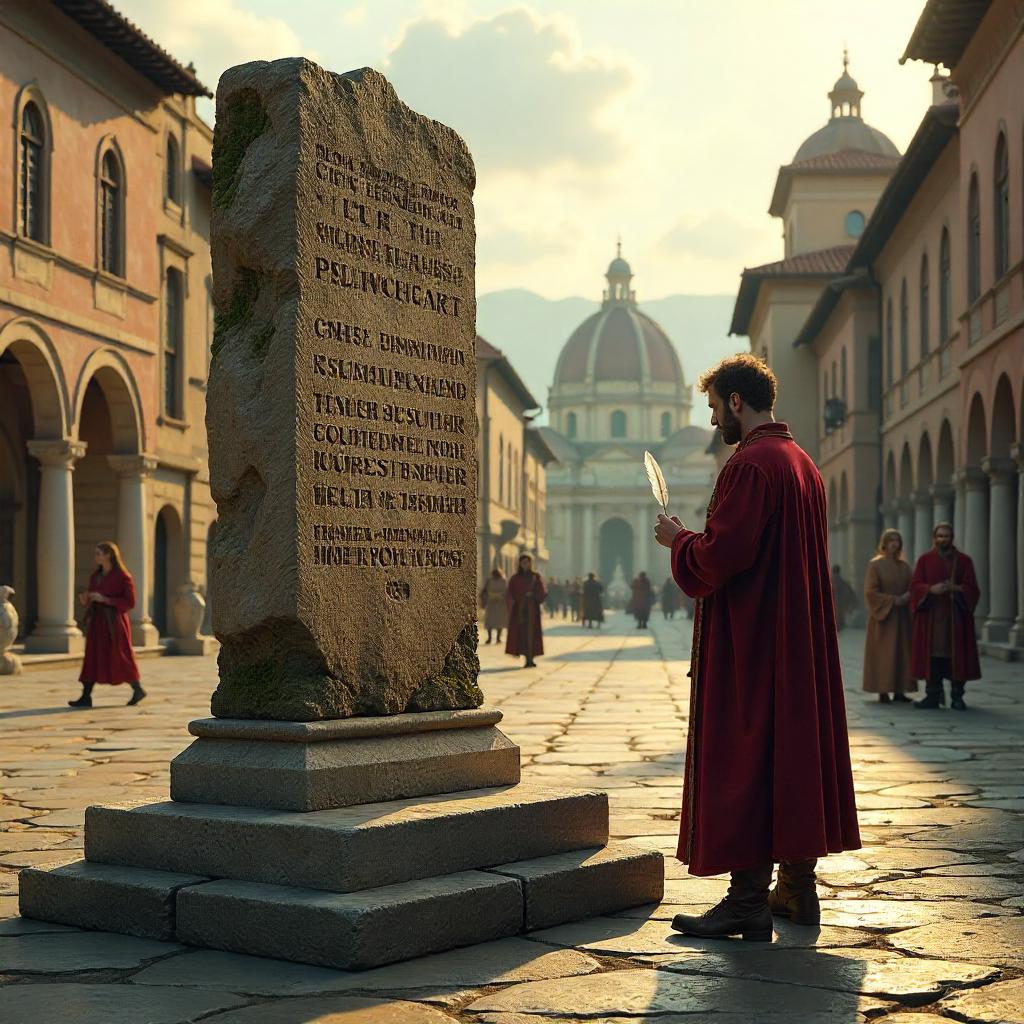 Runic Stone in Renaissance Florence