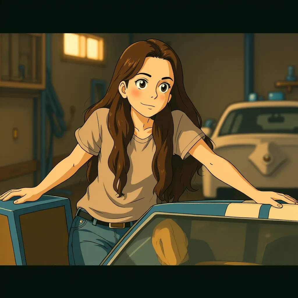 Jordana Brewster in Fast Five (2011) - Anime style