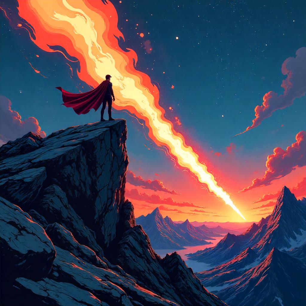 Comet Over the Cliff: A Comic Book Moment