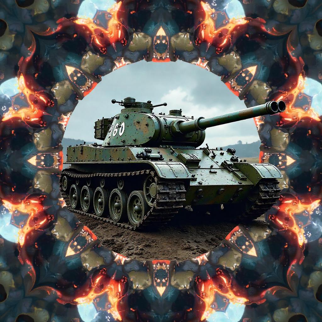 Kaleidoscopic Tank in Photoreal Detail