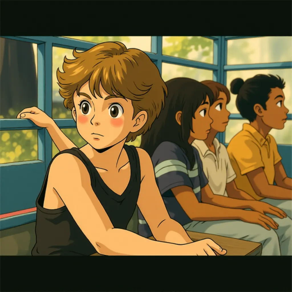 Samuel Joslin in The Impossible (2012) - Anime style
