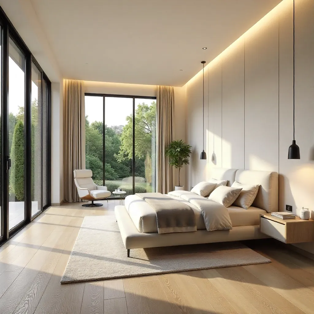 Airy Modern Bedroom with Natural Light