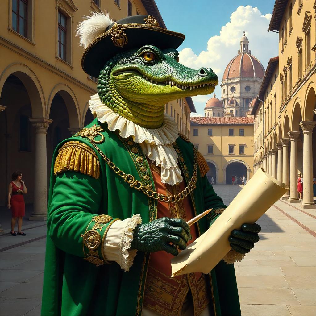 Crocodile Noble in Renaissance Florence