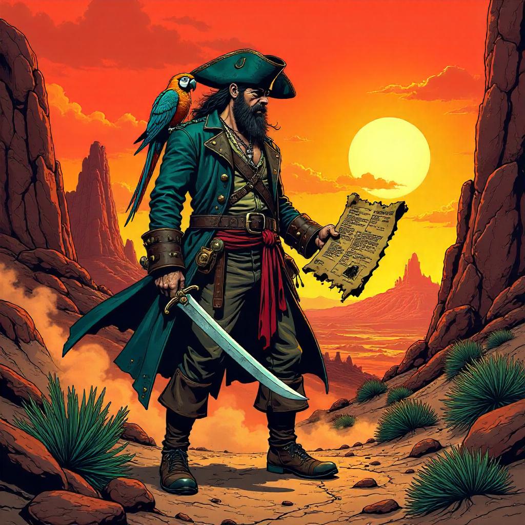 Pirate of the Badlands: Comic-Book Duel in Dust