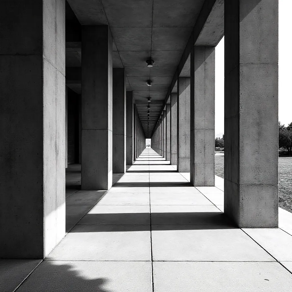 Symmetry from the Ground: Concrete Columns