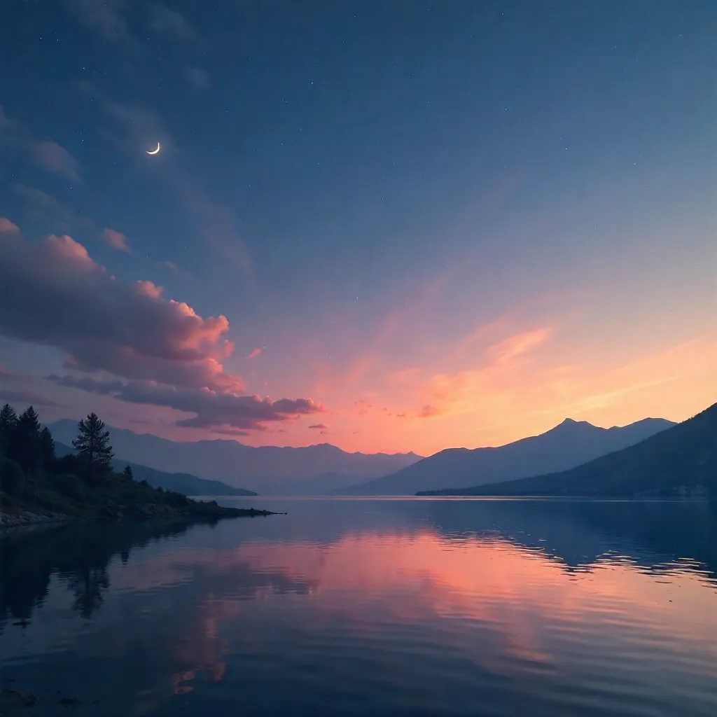 Calm Twilight over Macedonian Skies