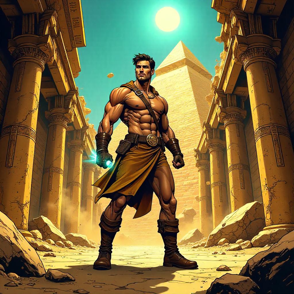 Hero in the Pyramid: Comic Book Adventure