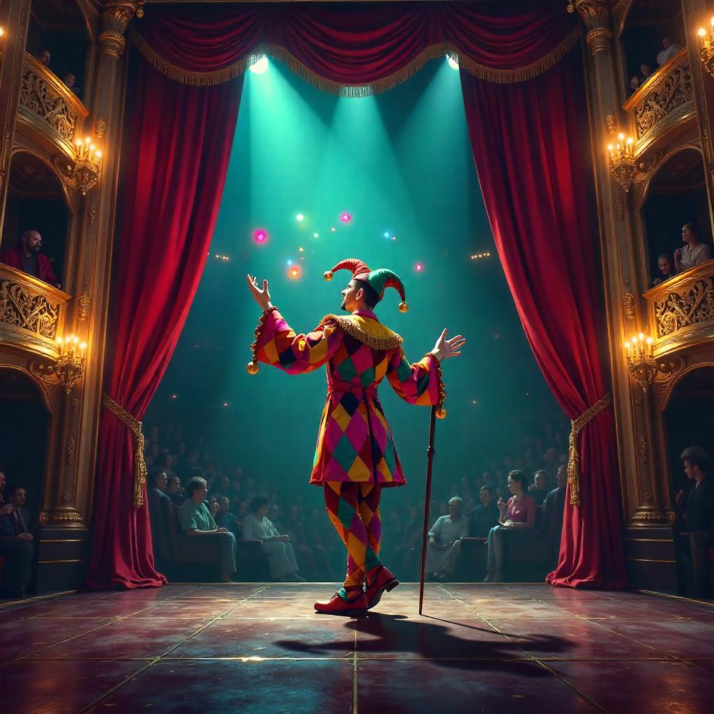 Jester on Stage: Neon Digital Theater