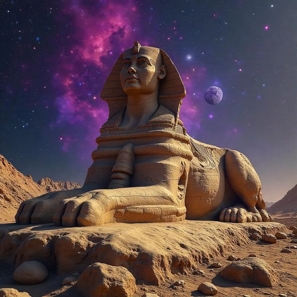 Photoreal Sphinx Among the Stars