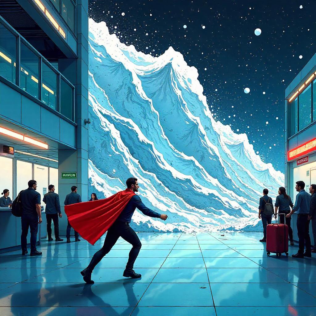 Avalanche in an Airport: Comic Book Showdown