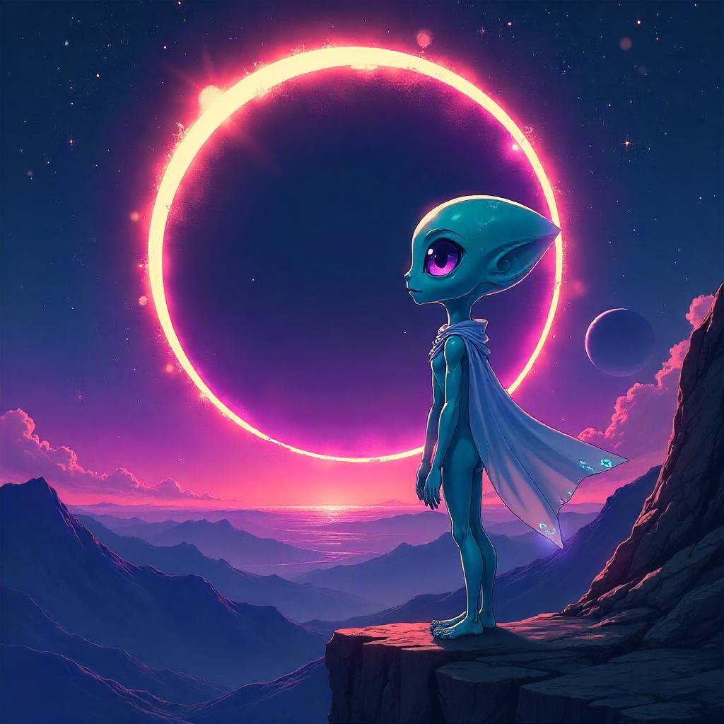Eclipse Knight: Anime Alien Under Twilight