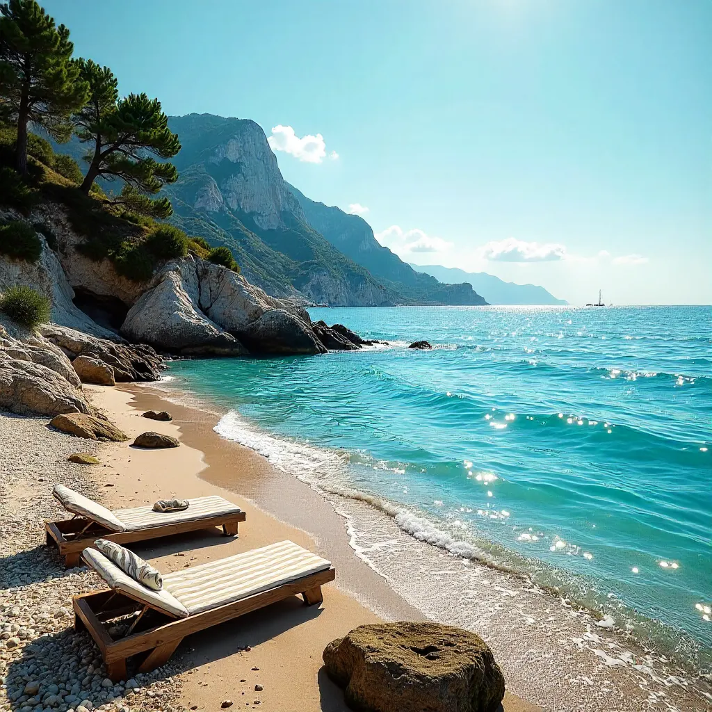 Antalya Rocky Beach: Clear Waters and Summer Relaxation