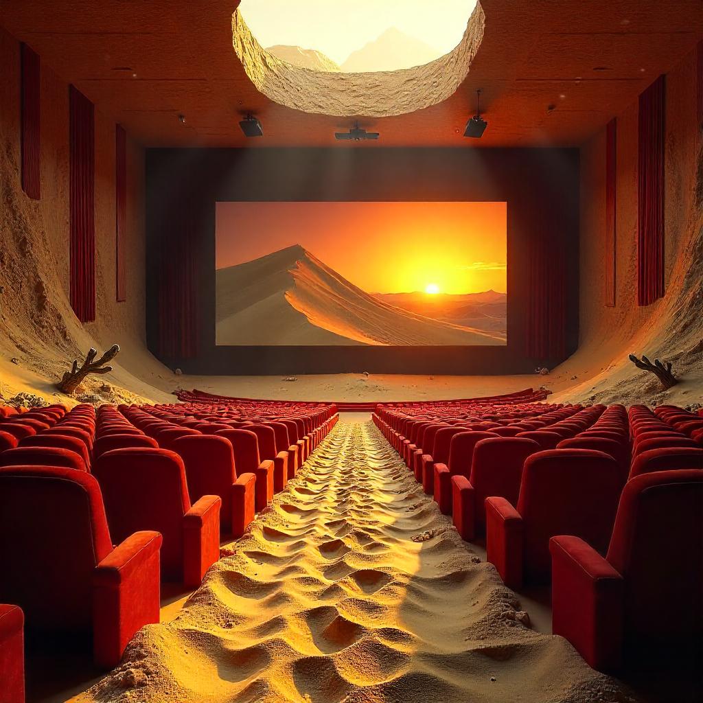 Desert in a Movie Theater - Photoreal Scene
