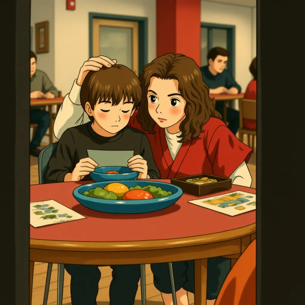 Elizabeth Banks and Ty Simpkins in The Next Three Days (2010) - Anime style
