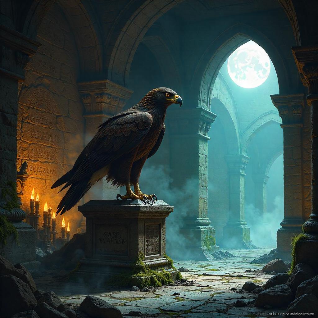 Eagle in a Crypt — Concept Art