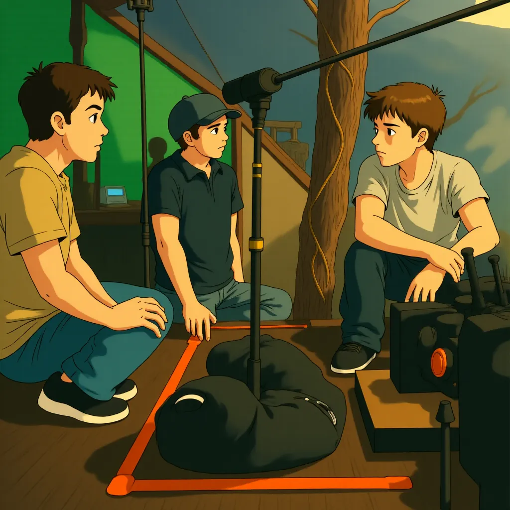 Jake Gyllenhaal and Duncan Jones in Source Code (2011) - Anime style