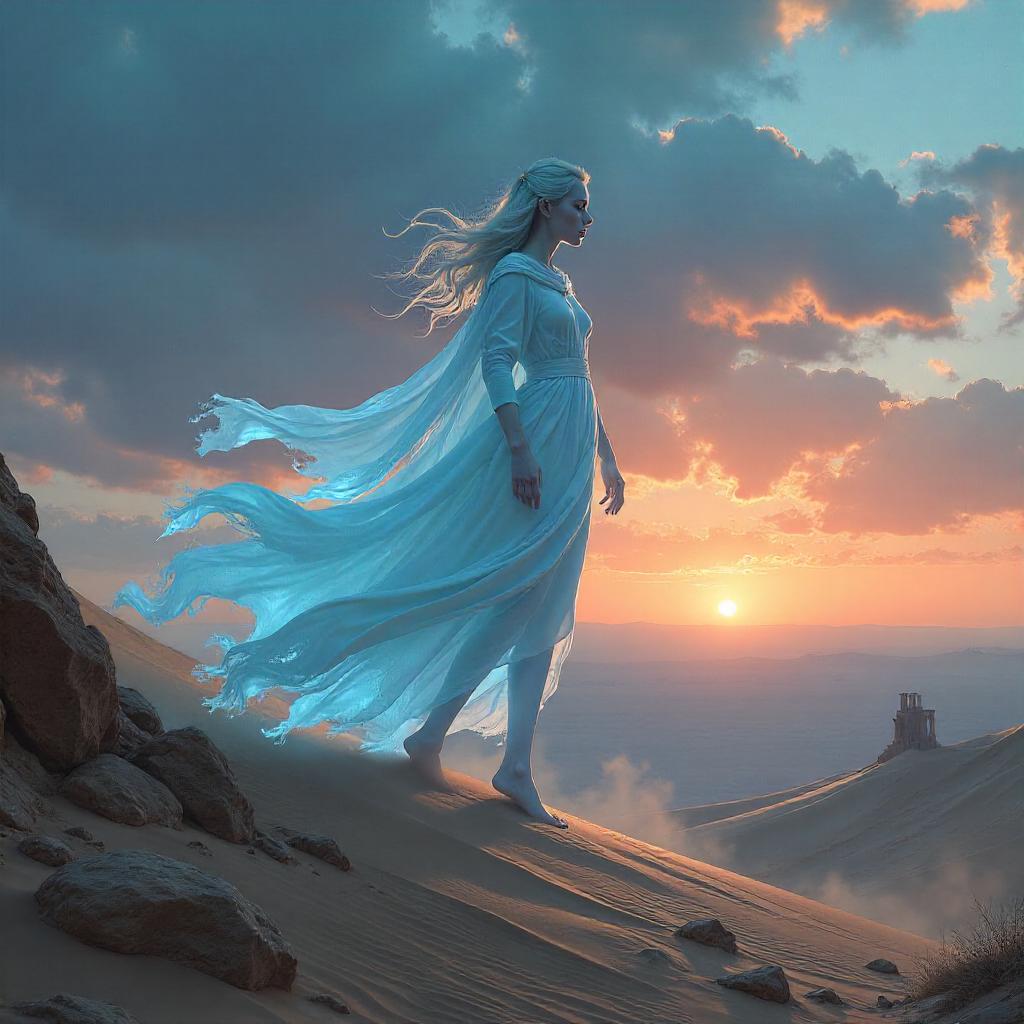Desert Banshee Concept Art in Dunes