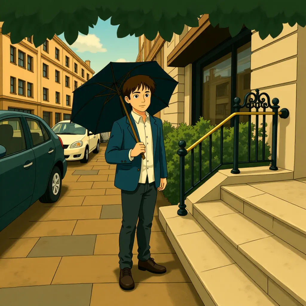 Taron Egerton in Kingsman: The Secret Service (2014) - Anime style