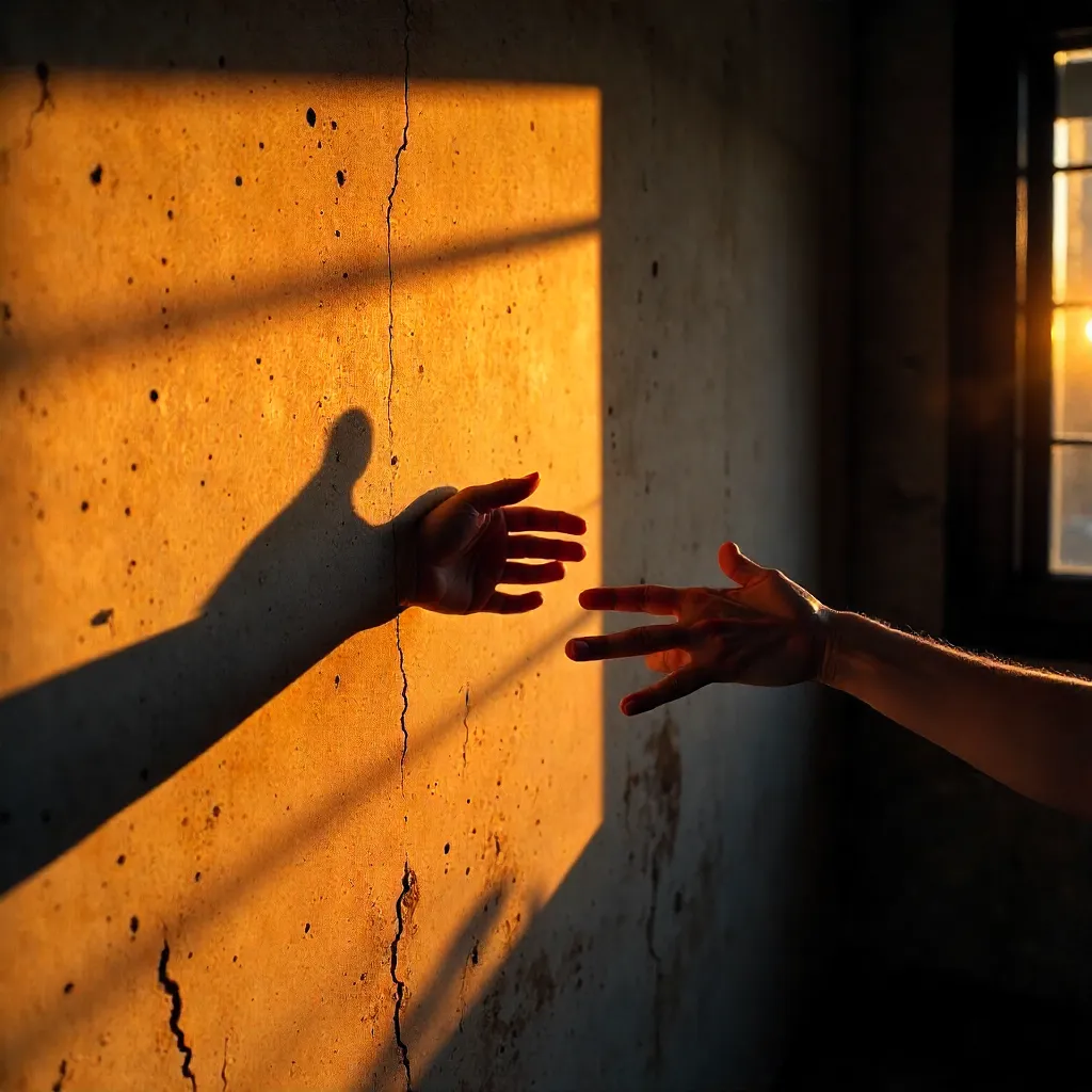 Shadow Hand at Sunset: A Silent Wall Mystery