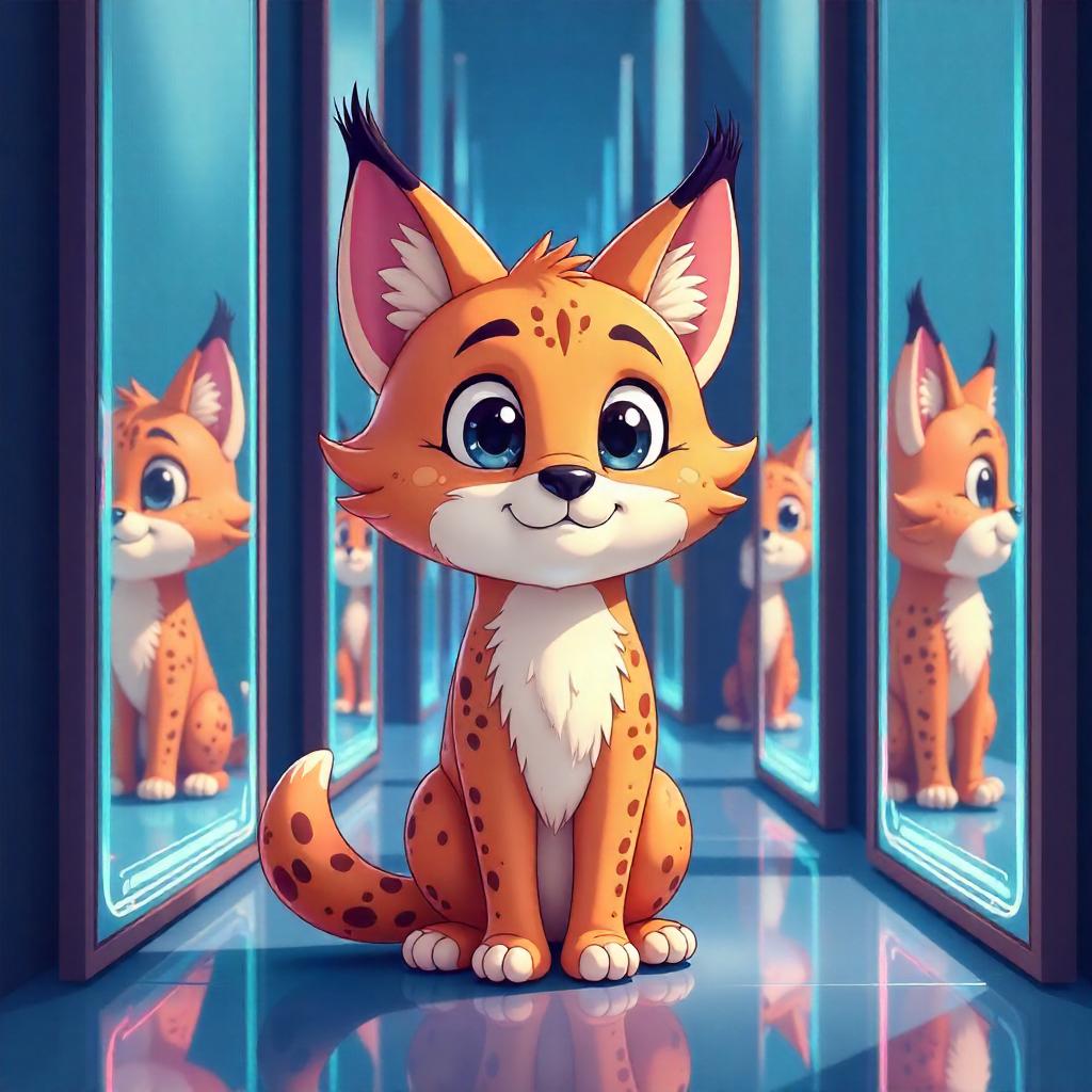 Lynx in a Surreal Mirror Dimension
