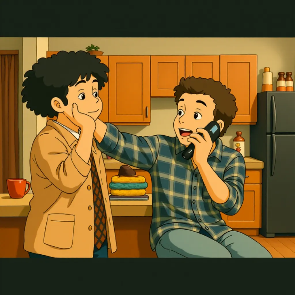 Jake Gyllenhaal and Josh Gad in Love & Other Drugs (2010) - Anime style