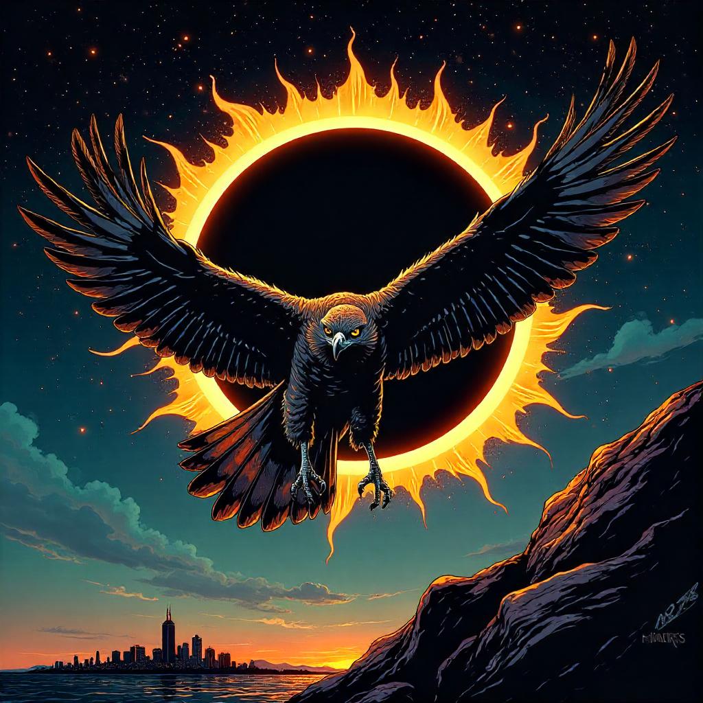 Hawk in Eclipse: A Comic Book Showdown