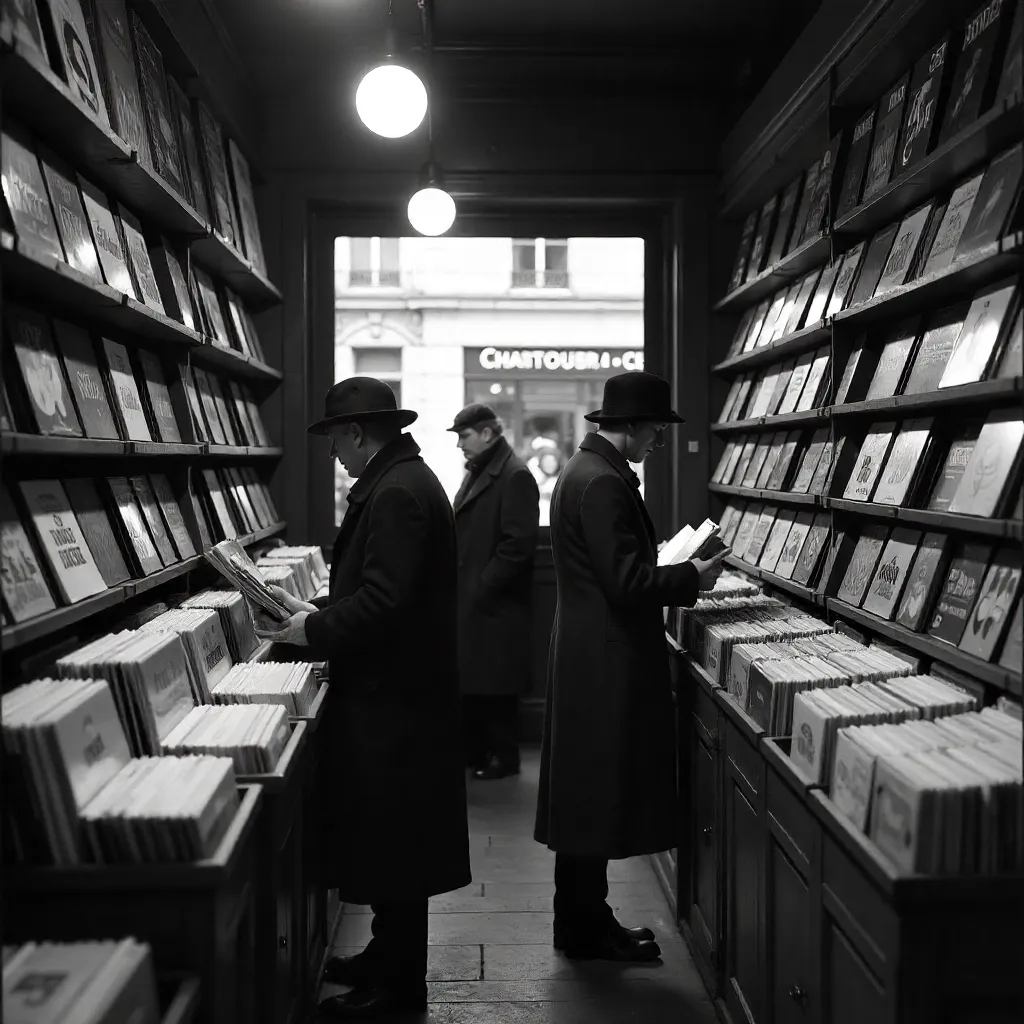 Black-and-White Vinyl Browsers in Nancy