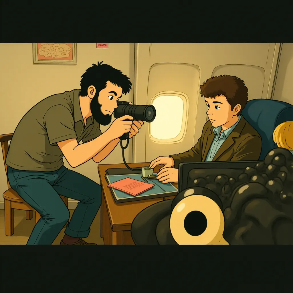 Liam Neeson, January Jones, and Jaume Collet-Serra in Unknown (2011) - Anime style