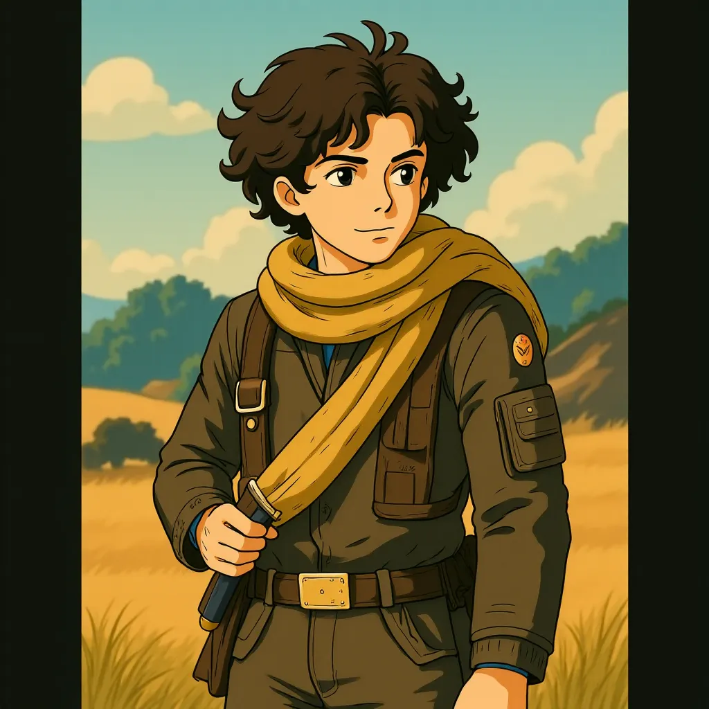 Timothée Chalamet in Dune: Part Two (2024) - Ghibli style