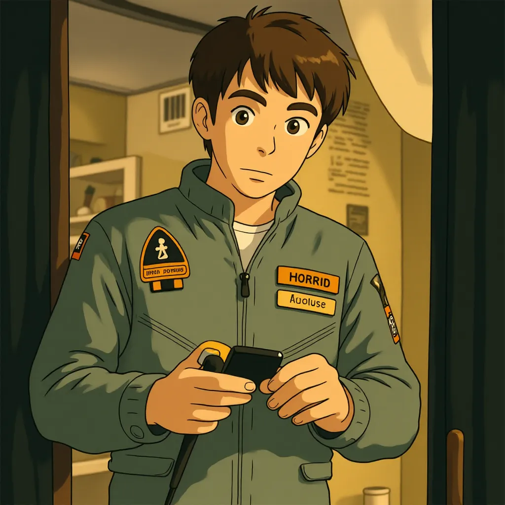 Sam Rockwell in Moon (2009) - Anime style