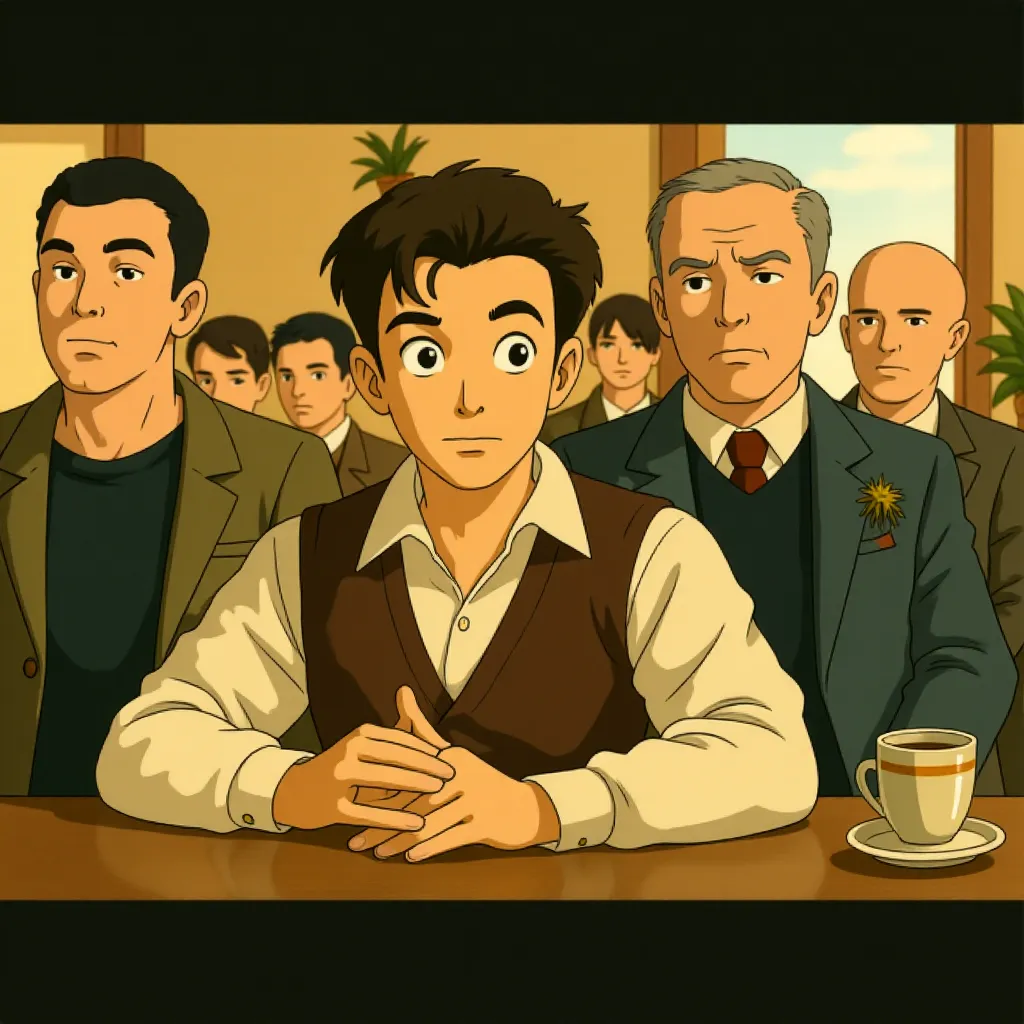 Johnny Depp in Public Enemies (2009) - Anime style